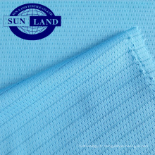 tissu polyester antistatique léger pour vêtements de sécurité ou fabrication de sous-vêtements électroniques